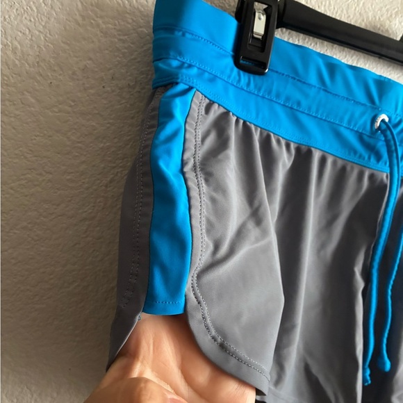 Free Country Women's Swim Shorts in Gray and Blue L - Picture 4 of 11